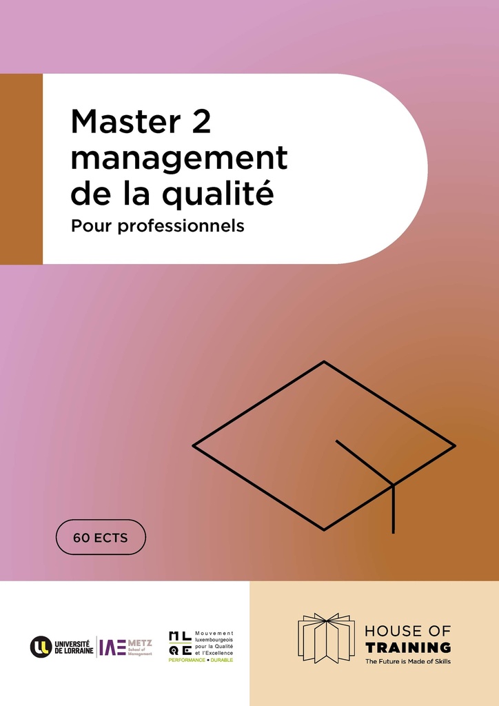 Brochure Master 2 management de qualité